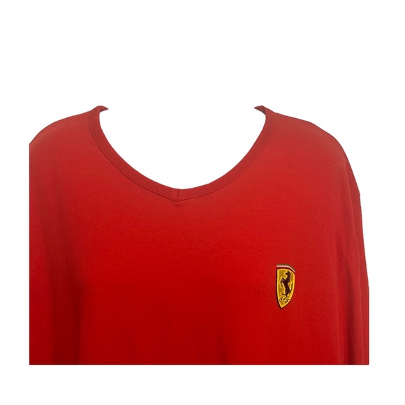 Authentic Scuderia Ferrari Unisex Long Sleeve Red T-Shirt Size XL - Picture 6 of 10